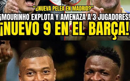 ¡LOCURA TOTAL: EL BARÇA YA TIENE NUEVO DELANTERO! MOURINHO ESTALLA Y AMENAZA A MBAPPÉ Y 2 MÁS